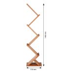 Dřevěný Oboustranný stojan na letáky Wood Zick-Zack A-Z Reklama CZ