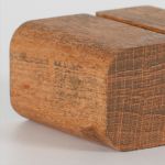 Držák na kartičky z bukového dřeva 40 mm - Přírodní A-Z Reklama CZ