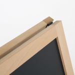 Dřevěný poutač s křídovou tabulí 460x680 - Tmavě hnědý A-Z Reklama CZ