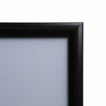 Černý hliníkový Clip rám profil 25 mm A0 - Ostrý roh A-Z Reklama CZ