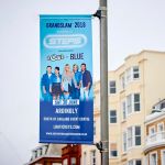 Street banner k uchycení na sloupy 60 cm - 1 ramenný A-Z Reklama CZ