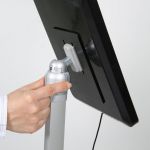 Teleskopický stojan Flexible Kiosk pro iPad - Černý A-Z Reklama CZ