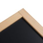 Dřevěný poutač s křídovou tabulí 460x680 - Přírodní A-Z Reklama CZ