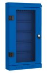 Skříň na klíče 670x340x105 mm, 50 háčků, Modrá