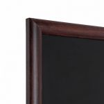 Nástěnná dřevěná křídová tabule tmavě hnědý lak 56x150 cm A-Z Reklama CZ