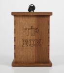 Dřevěný box na losy, kupony, sbírky a vizitky - Tmavě hnědý A-Z Reklama CZ