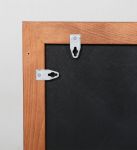 Dřevěný Slide-in rámeček s tabulí A2 - Tmavě hnědá
