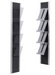 Nástěnný stojan na letáky Design Brochure Rack BRW Black