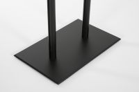 Řečnický pult se skleněným stolkem - Černá základna A-Z Reklama CZ