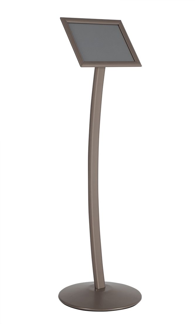 Stojan na noze - Curved Menuboard A4 - Earth
