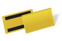 Magnetické pouzdro na dokumenty 150x67 mm, 50 ks - Žlutá DURABLE