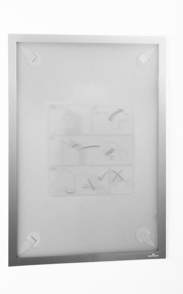 Samolepící rámeček DURAFRAME WALLPAPER A3 - Stříbrný DURABLE