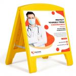 Plastový poutač Mini Street SignPro Board - Žlutý A-Z Reklama CZ