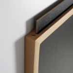 Dřevěný Slide-in rámeček s tabulí A4 - Přírodní