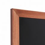 Nástěnná dřevěná křídová tabule světle hnědý lak 56x100 cm A-Z Reklama CZ