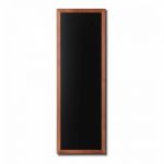 Nástěnná dřevěná křídová tabule světle hnědý lak 56x150 cm A-Z Reklama CZ