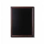 Nástěnná dřevěná křídová tabule tmavě hnědý lak 50x60 cm A-Z Reklama CZ