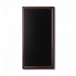 Nástěnná dřevěná křídová tabule tmavě hnědý lak 56x100 cm A-Z Reklama CZ