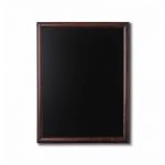 Nástěnná dřevěná křídová tabule tmavě hnědý lak 60x80 cm A-Z Reklama CZ