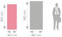 Reklamní stojan X-Banner Compact 60x160 cm A-Z Reklama CZ