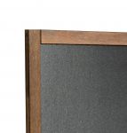 Nástěnná dřevěná křídová tabule tmavě hnědý lak 47x87 cm A-Z Reklama CZ