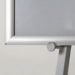 Opěrný kovový stojan na tabule - Portable Easel - Šedý A-Z Reklama CZ