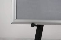 Opěrný kovový stojan na tabule - Portable Easel - Černý A-Z Reklama CZ