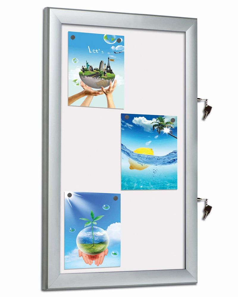 Uzamykatelná vitrína s magnetickou stěnou - 6x A4 A-Z Reklama CZ