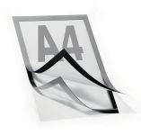 Magnetický rámeček na skleněné plochy A4 - Stříbrný A-Z Reklama CZ
