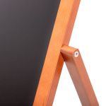Dřevěné popisovatelné áčko Flip 49x89 cm - Světle hnědé A-Z Reklama CZ