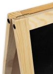 Dřevěný poutač s křídovou tabulí 600x1000 mm - Přírodní A-Z Reklama CZ