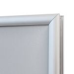 Plakátový stojan se zaklapávacím rámem 2xA1 - Stříbrný A-Z Reklama CZ