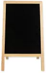 Dřevěný poutač s křídovou tabulí 510x900 mm - Přírodní A-Z Reklama CZ
