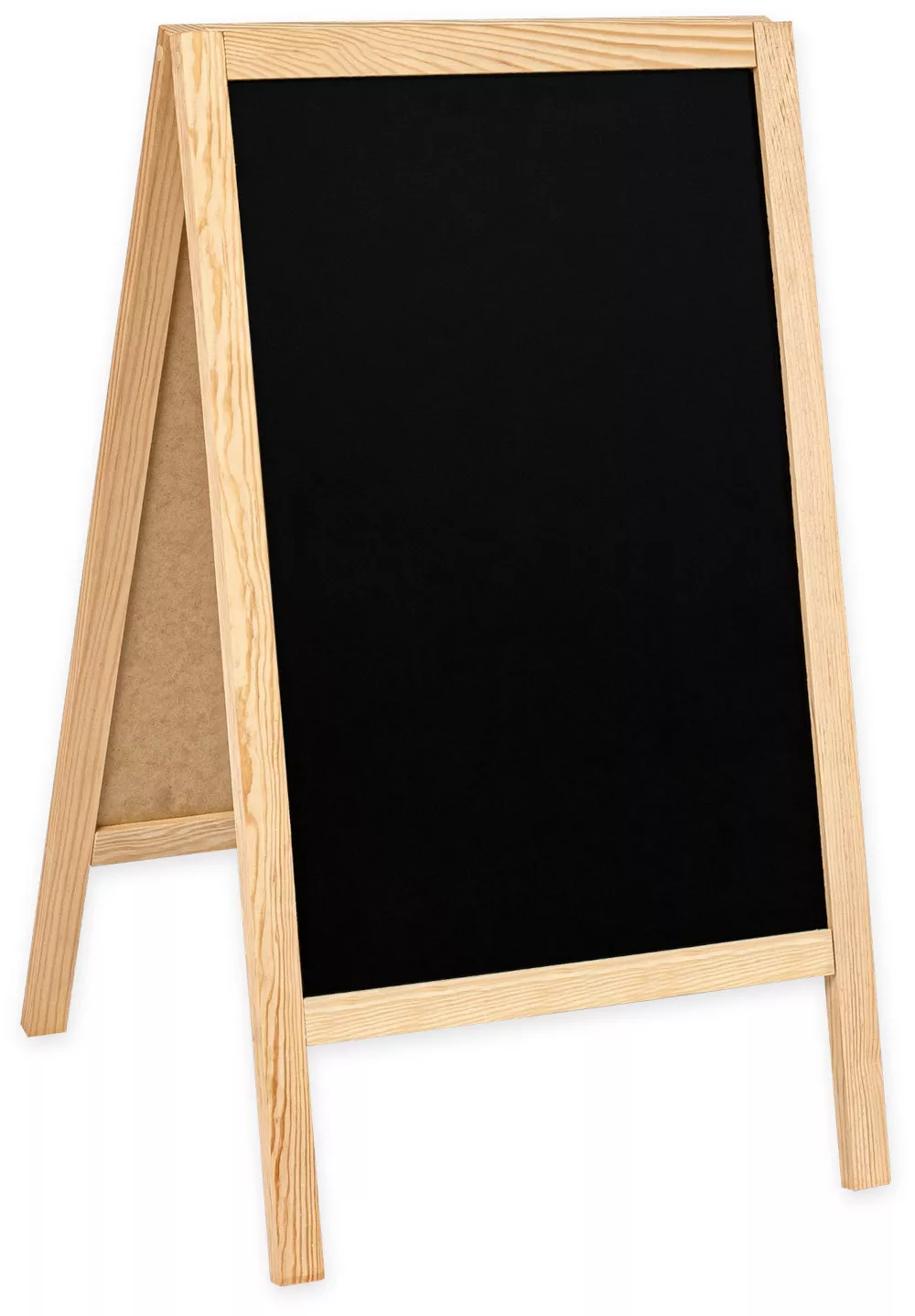 Dřevěný poutač s křídovou tabulí 510x900 mm - Přírodní A-Z Reklama CZ