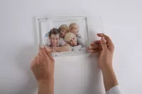 Elegantní akrylový magnetický fotorámeček A5 A-Z Reklama CZ