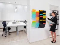 FLEXIBOXX zásobník na letáky 12x A4 na výšku - Černý DURABLE