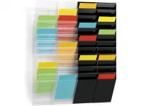 FLEXIBOXX zásobník na letáky 12x A4 na výšku - Černý DURABLE