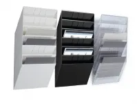 FLEXIBOXX zásobník na letáky 6x A4 na šířku - Bílý DURABLE
