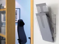 FLEXIPLUS zásobník na letáky 2x A4 na výšku - Čirý DURABLE