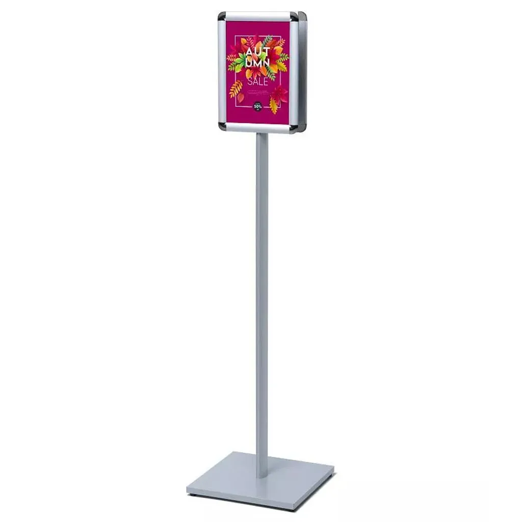 Oboustranný informační stojan na noze A4 - Oblý roh A-Z Reklama CZ