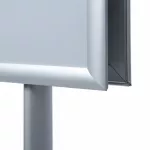 Oboustranný informační stojan na noze A4 - Ostrý roh A-Z Reklama CZ
