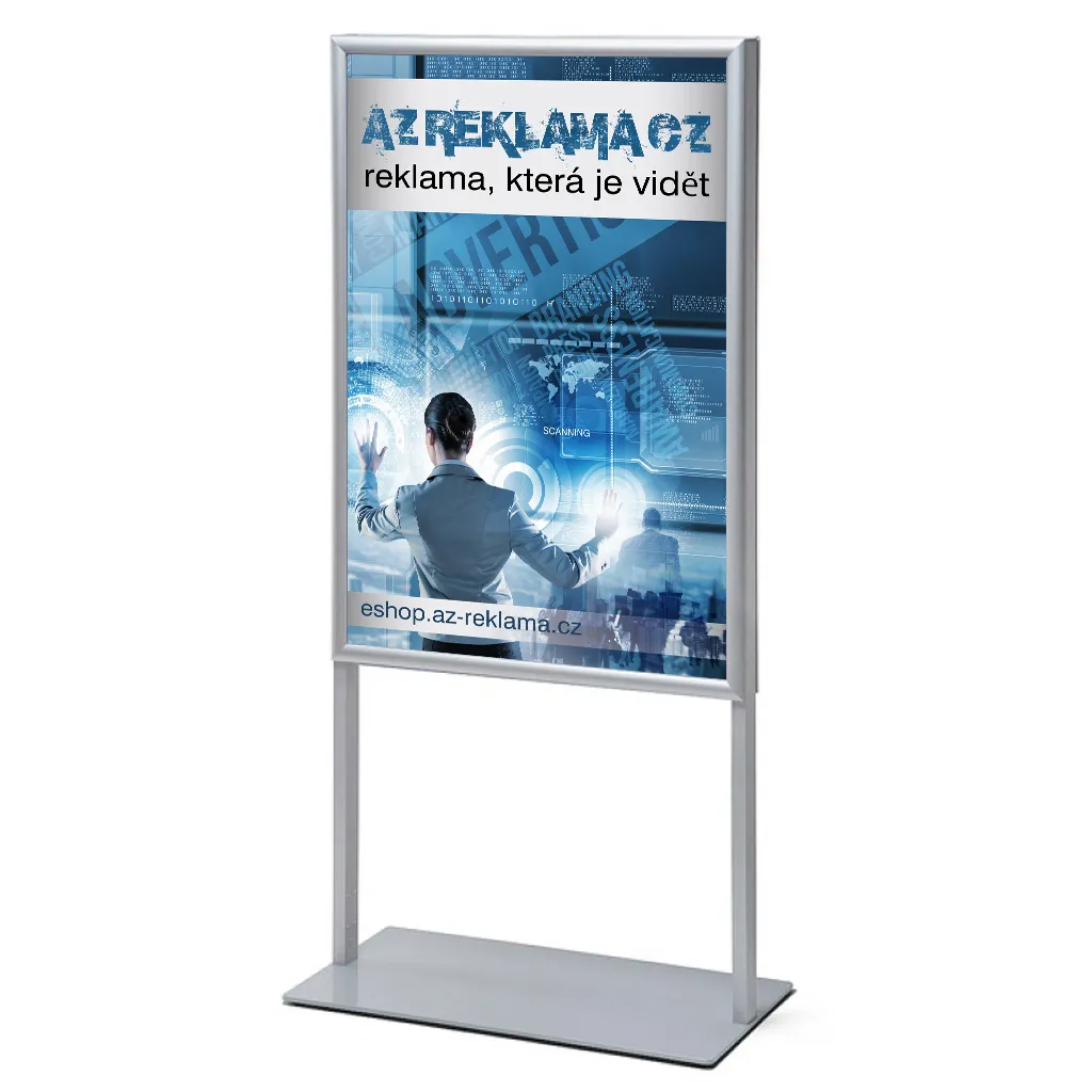 Oboustranný stojan se zaklapávacím rámem A1 A-Z Reklama CZ