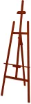 Opěrný Stojan pro umístění tabulí - Wooden Easel - Tmavě hnědý A-Z Reklama CZ