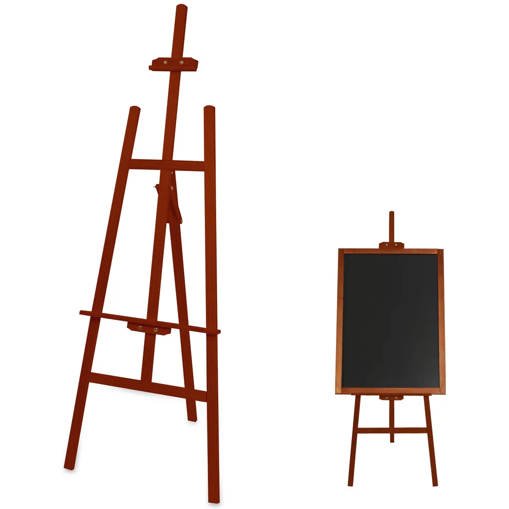 Opěrný Stojan pro umístění tabulí - Wooden Easel - Tmavě hnědý A-Z Reklama CZ
