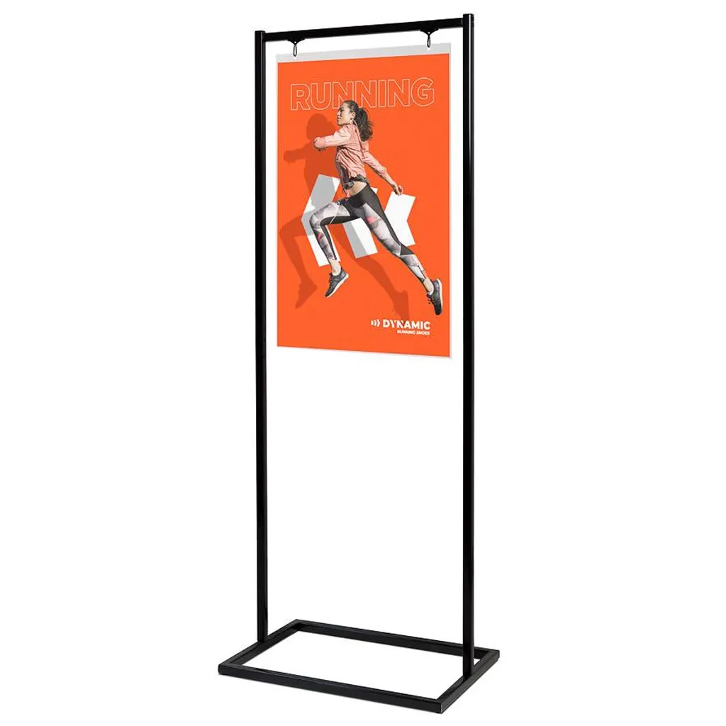 Plakátový stojan se závěsnou kapsou A1 - Černý A-Z Reklama CZ