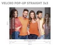 POP-UP Textilní stěna 3x3 samotná konstruce A-Z Reklama CZ POP-UP Textilní stěna 3x3 samotná konstruce A-Z Reklama CZ