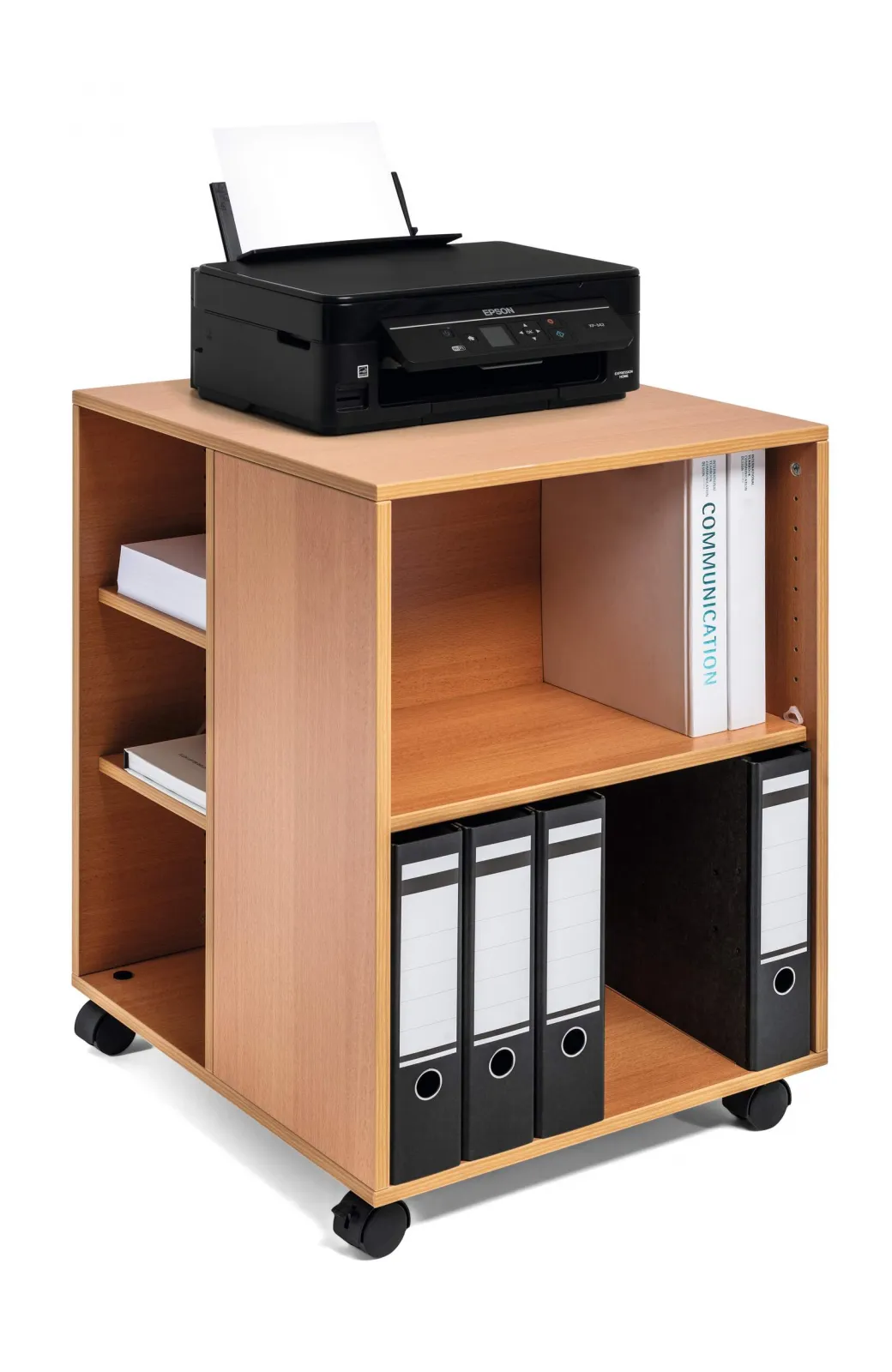 DURABLE Multifunkční pojízdný stolek 74/59 - Buk