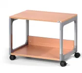 DURABLE Pojízdný stolek MULTI TROLLEY 48 - Stříbrná/Buk