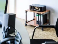 DURABLE Pojízdný stolek MULTI TROLLEY 48 - Stříbrná/Buk