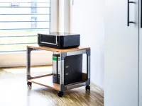 DURABLE Pojízdný stolek MULTI TROLLEY 48 - Stříbrná/Buk